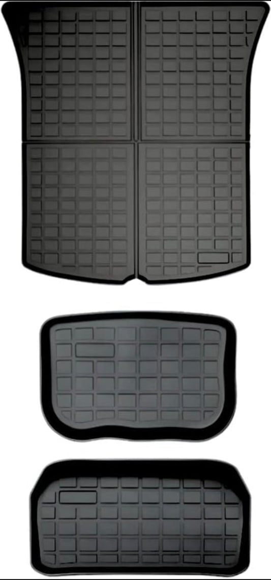 Gúmmímottur í skott, framenda og undirskott - Model Y